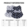 Wholesale Summer Bowknot Flower Dot Design Cat Dog Dress