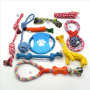 Manufacturer wholesale chew tpr rope set bite resistence pet dog toys