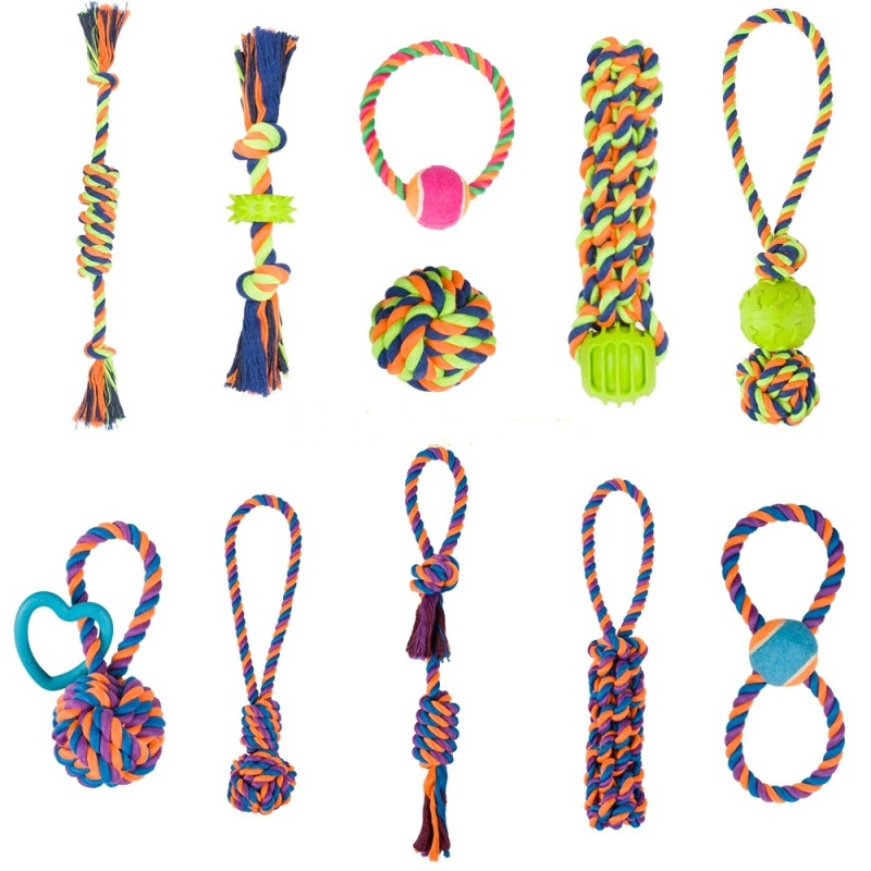 Manufacturer wholesale chew tpr rope set bite resistence pet dog toys