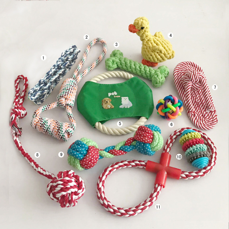 Manufacturer wholesale chew tpr rope set bite resistence pet dog toys