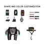 Manufacturer wholesale custom logo pet dog halloween costume