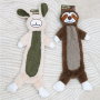 Manufacturer wholesale short plush solth rabbit bear dog chewing toy