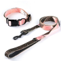 Wholesale Adjustable Cheap Custom Logo Dog Collar and Leash Set