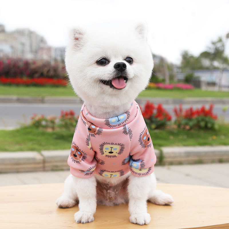 Wholesale Multi-pattern Cheap Warm Short Plush Dog Hoodie