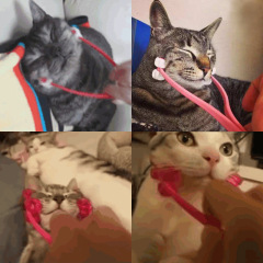 Wholesale Pink ABS Stick Face Cat Massager