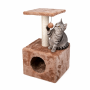Manufacturer Wholesale Short Plush Sisal Cat Tree House