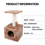 Manufacturer Wholesale Short Plush Sisal Cat Tree House