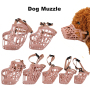 wholesale manufacturer custom plastic adjustable breathable durable indestructible pet cat dog muzzle