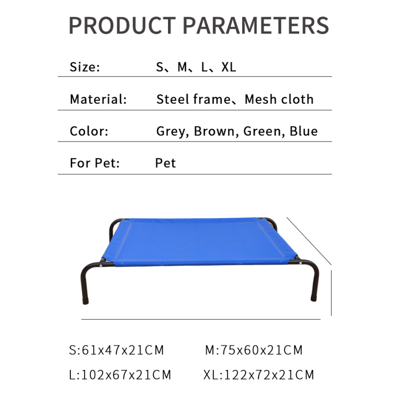 Manufacturer Wholesale Raised Large Dog Bed Elevated