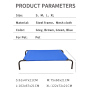 Manufacturer Wholesale Raised Large Dog Bed Elevated