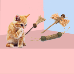 Wholesale Wood Catnip Ball Cat Chew Stick