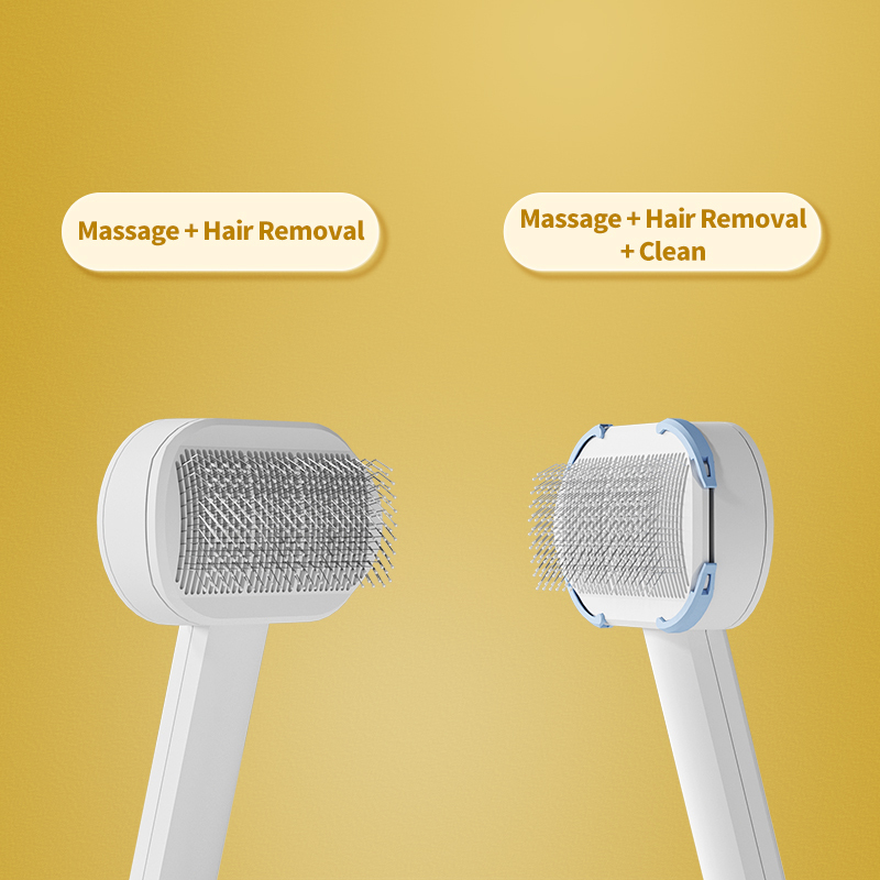 Manufacturer wholesale hair removal tool cat dog brush with wet tissue