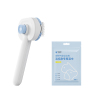 Manufacturer wholesale hair removal tool cat dog brush with wet tissue