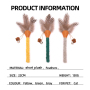 Wholesale Short Plush Feather Silvervine Cat Stick Toy