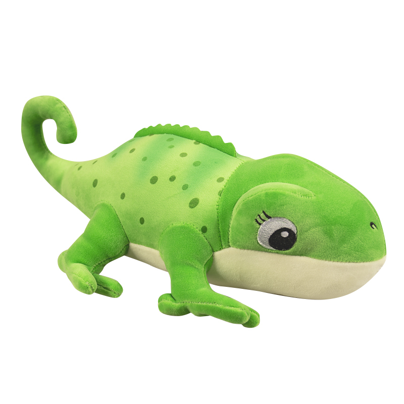Manufacturer wholesale green blue cute dog gecko plush toys