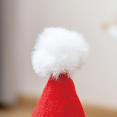 Manufacturer wholesale felt hat shape triangle cat bed christmas