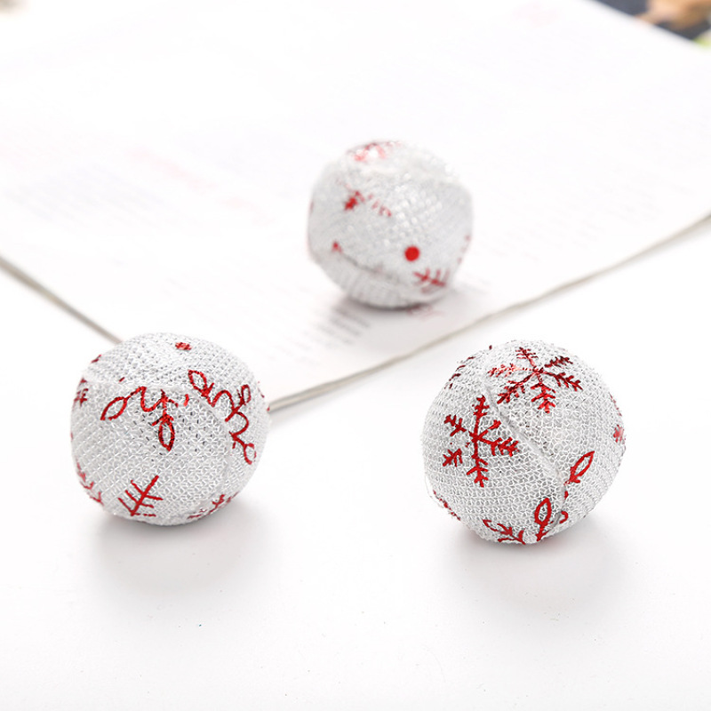 wholesale manufacturer christmas cat toy catnip ball