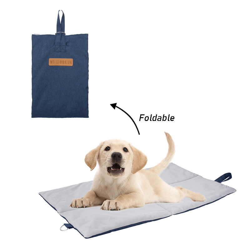 Manufacturer wholesale blue grey sofa cushion memory foam cooling dog bed orthopedic series
