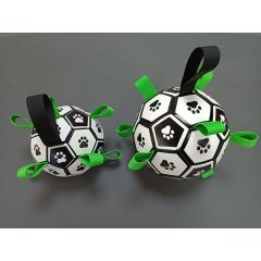Manufacturer wholesale soccer good bounce dog rubber ball toy