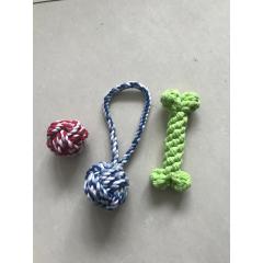 Manufacturer wholesale indestructible chew dog rope toys set