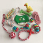 Manufacturer wholesale indestructible chew dog rope toys set