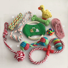 Manufacturer wholesale indestructible chew dog rope toys set