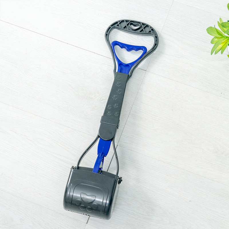 Manufacturer wholesale plastic long handle dog poop scooper portable