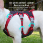 Wholesale Reflective Stripe Large Dog Harness Breathable