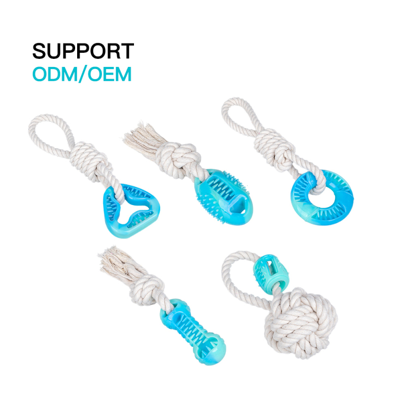 Manufacturer Wholesale Pet Product Feeder Rope TPR Dog Chew Toy