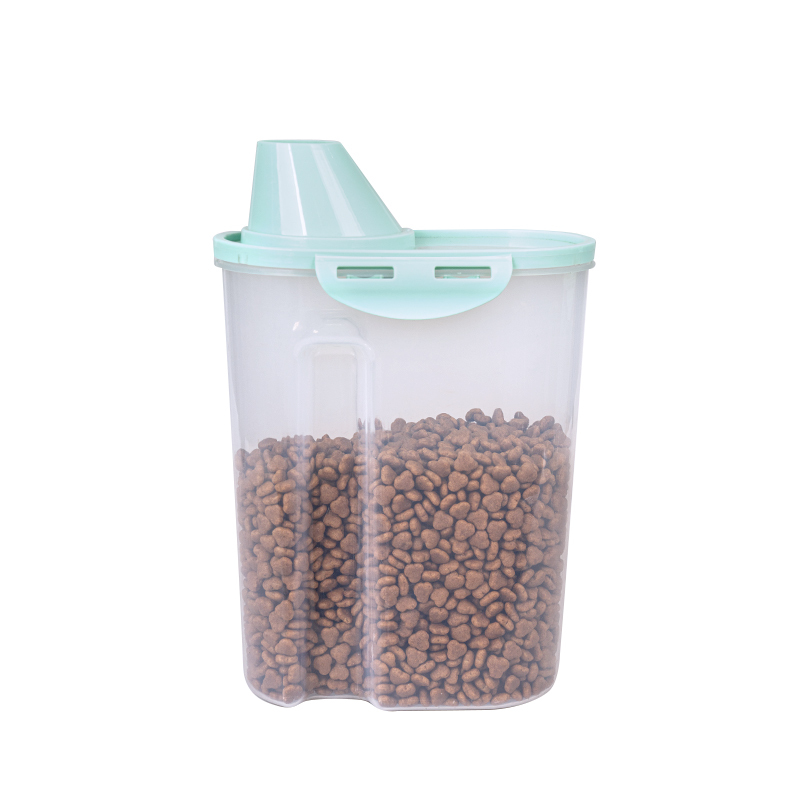 Manufacturer wholesale plastic damp-proof dog food container S M