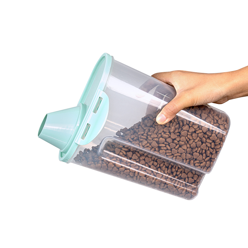 Manufacturer wholesale plastic damp-proof dog food container S M