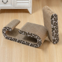 Manufacturer wholesale black pattern corrugated cat scratcher cardboard