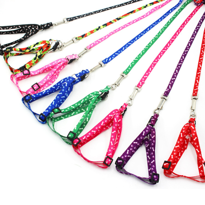 Wholesale Multi-colors Cheap Small Dog Harness and Leash