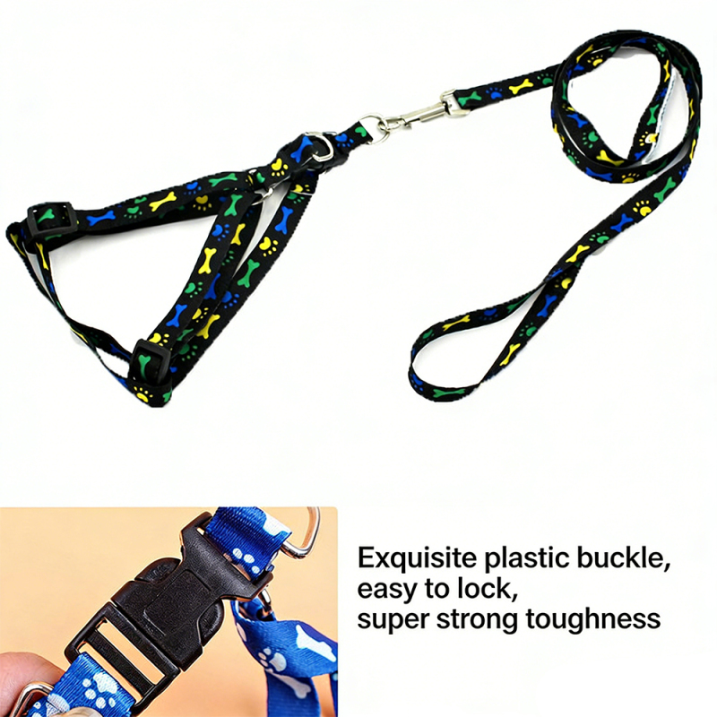 Wholesale Multi-colors Cheap Small Dog Harness and Leash