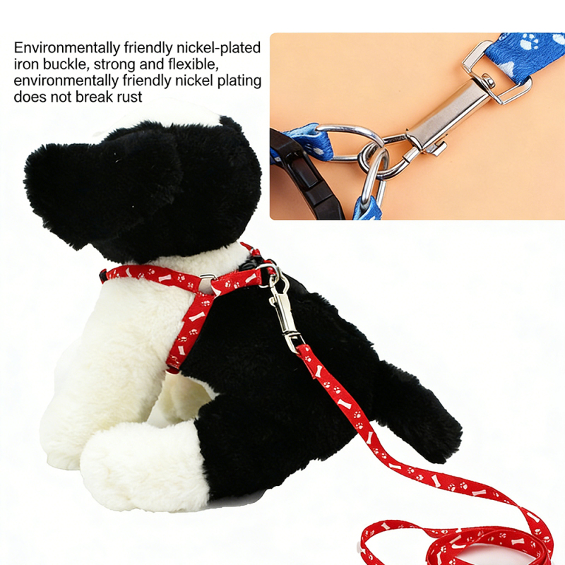 Wholesale Multi-colors Cheap Small Dog Harness and Leash