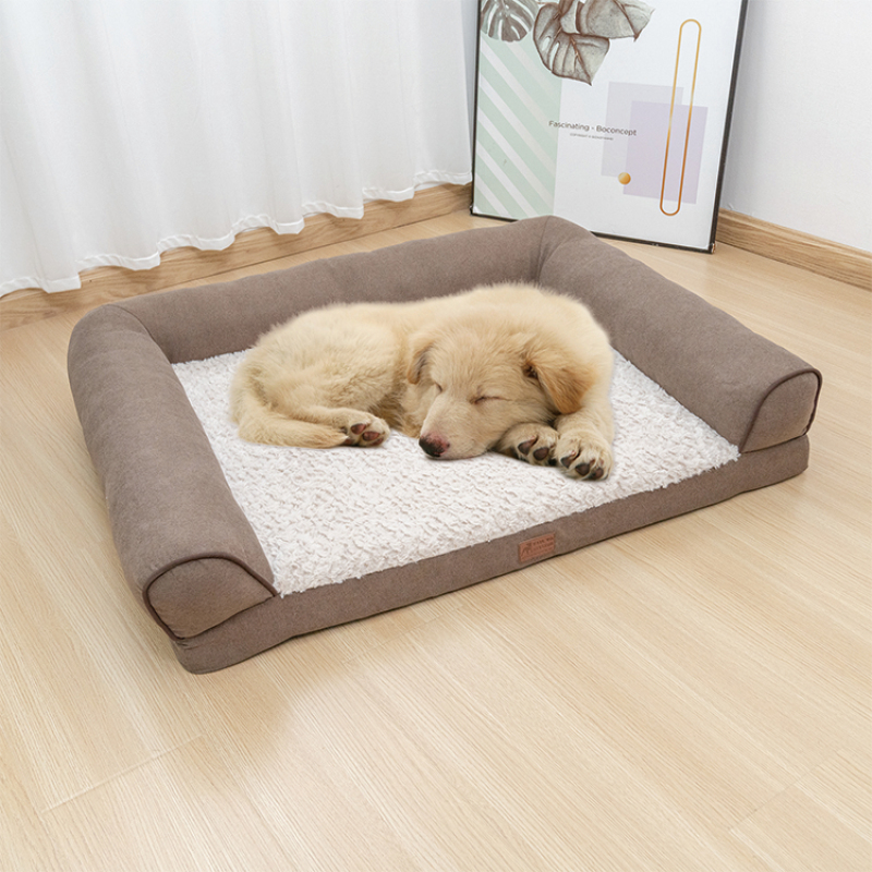 Manufacturer wholesale egg foam detachable dog sofa bed