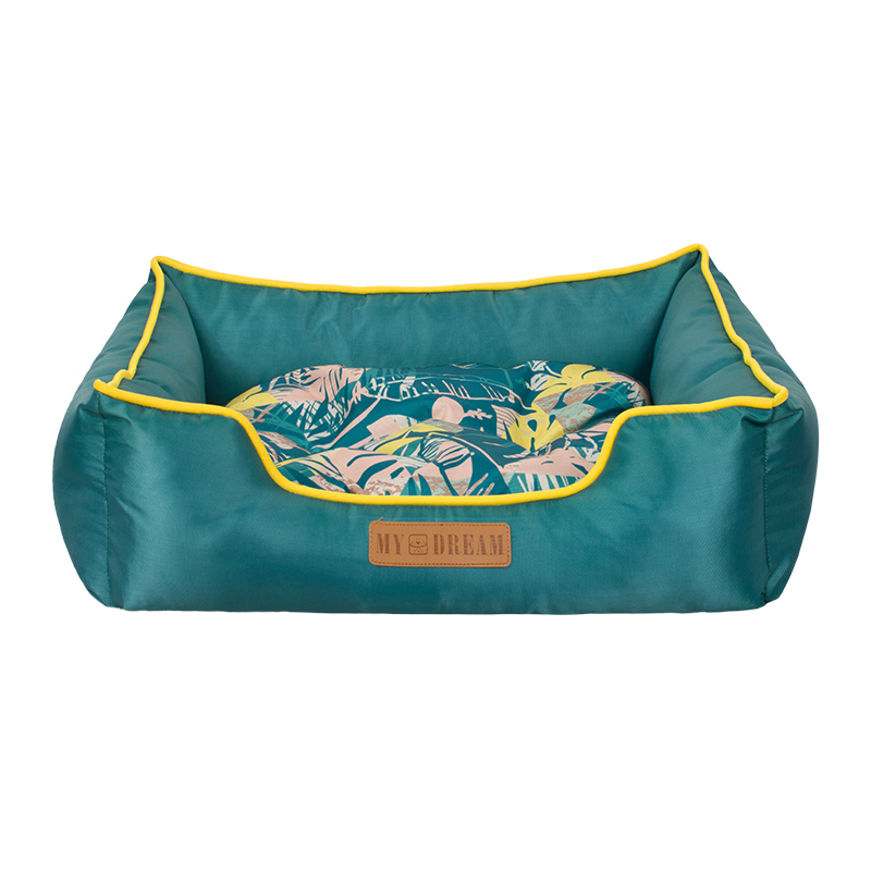 Manufacturer wholesale green jungle series dog bed new pattern