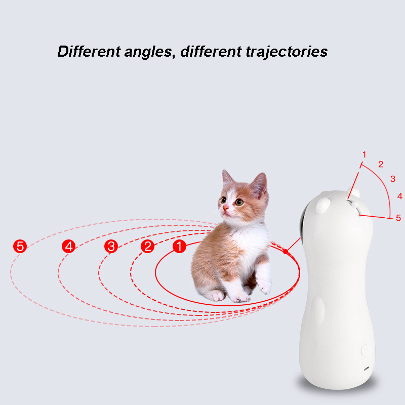 Manufacturer wholesale new electric interactive USB charge laser light cat toy battery