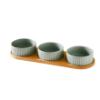 green-three bowls