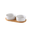White-two bowls