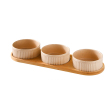 khaki-three bowls