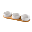 White-three bowls