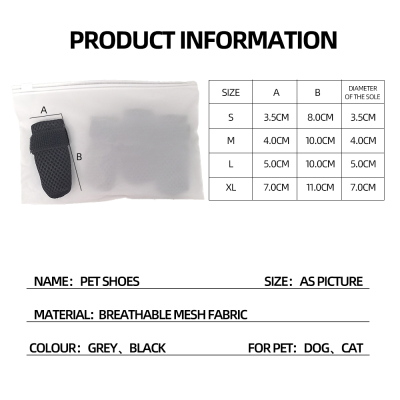Wholesale Comfortable Protect Paw Pet Cat Dog Shoes