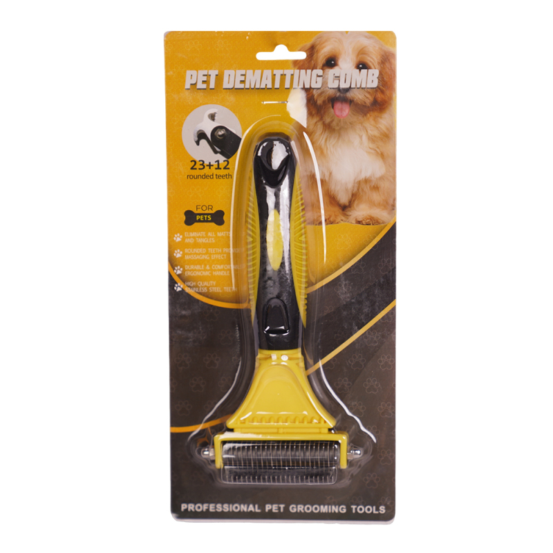 Wholesale Custom Logo Remove Hair Dematting Dog Cat Pet Brush