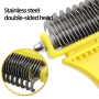Wholesale Custom Logo Remove Hair Dematting Dog Cat Pet Brush