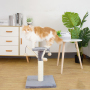 Manufacturer wholesale pink grey bite resistance sisal small cat scratcther with plush ball