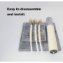 Manufacturer wholesale pink grey bite resistance sisal small cat scratcther with plush ball