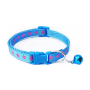Manufacturer wholesale multi-colors star pattern cat collar with bell