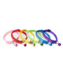 Manufacturer wholesale multi-colors star pattern cat collar with bell