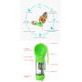 Manufacturer wholesale 3 in 1 portable functional dog water bottle food with poop bag storage